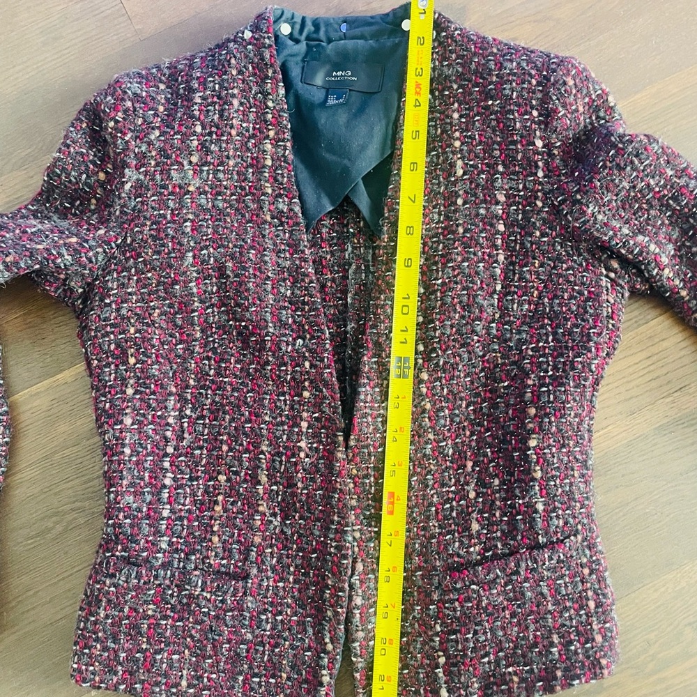 Mango Tweed Jacket - Houndstooth - image 7